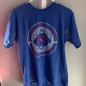 Blue A7 bar grip shirt